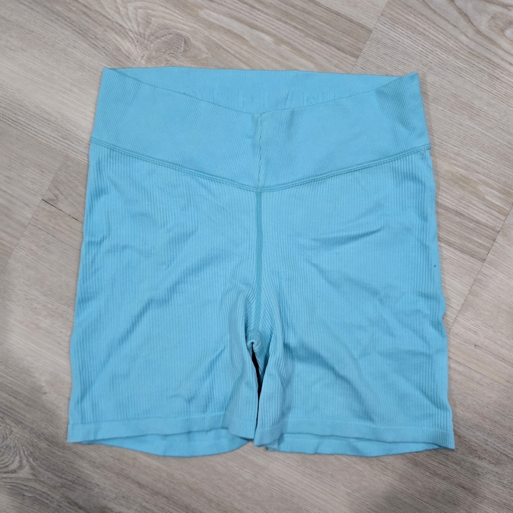Offline By Aerie Seamless Biker Shorts Blue Size S NWOT